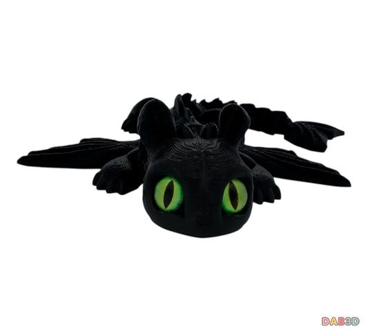 Night and Light Fury Dragons